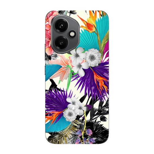 Honor Magic 400 Sea flowers Transparent Silicone TPU Θήκη